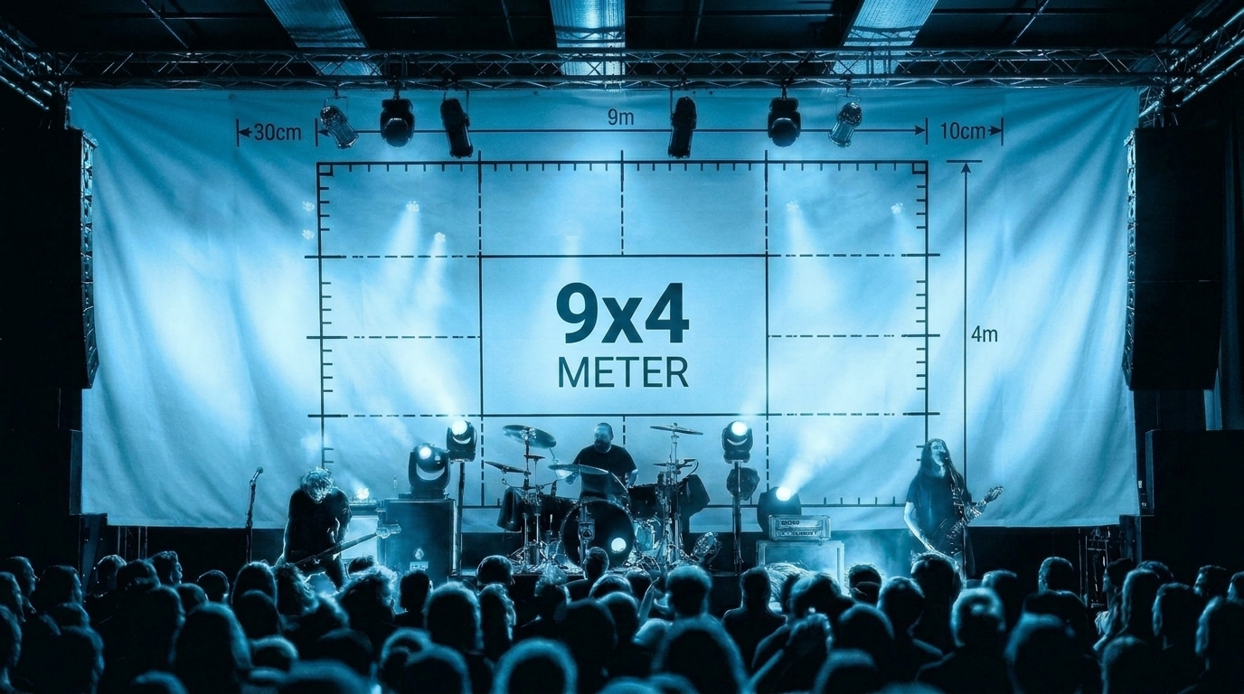 Stage-Backdrop 9x4m