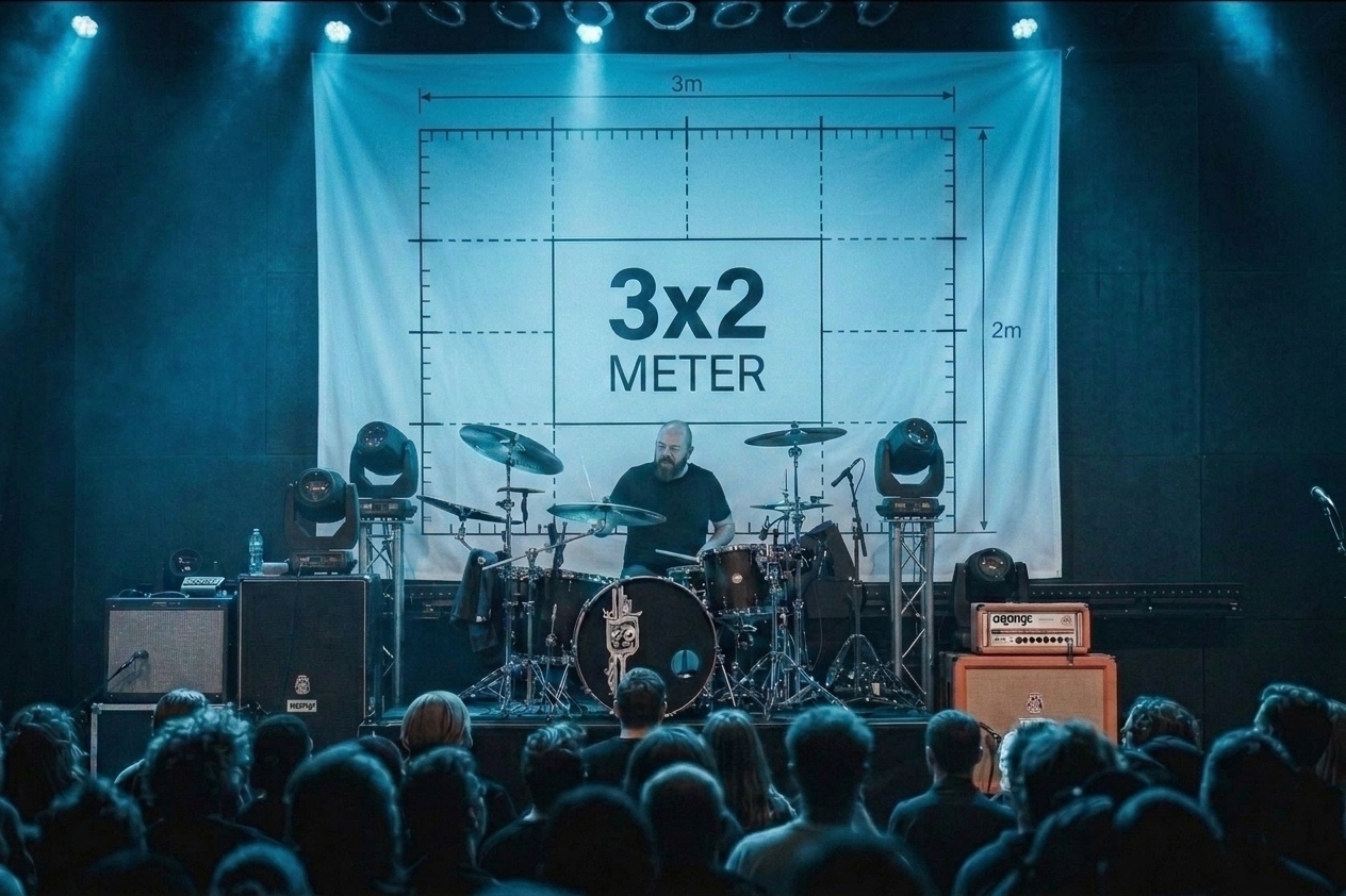 Stage-Backdrop 3x2m