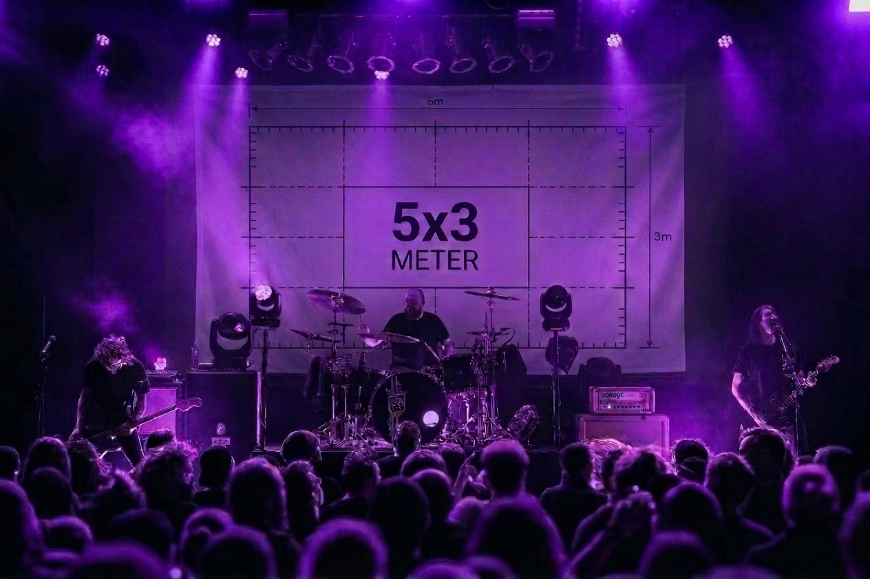 Stage-Backdrop 5x3m